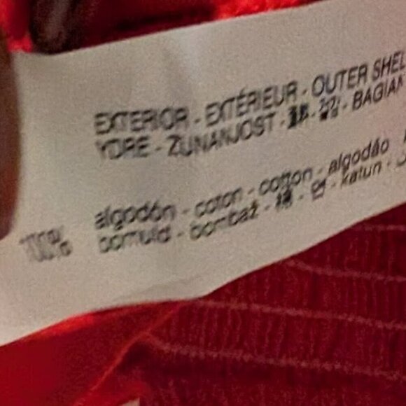 NEW! Zara | Puff Sleeve Crop Top in Orange/Red - Picture 8 of 11